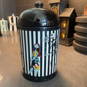 Jack & Sally cookie jar